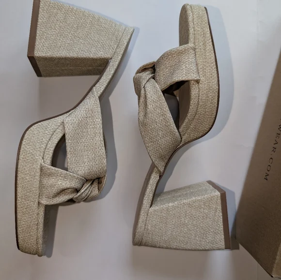 Coconuts By Matisse Esme Knot Slide Sandal - Natural Women's Size 9 New - Picture 7 of 7